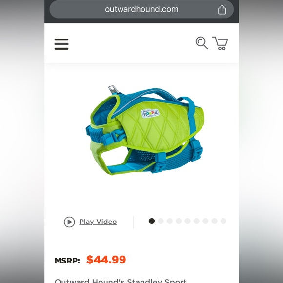 Outward hound standly dog life jacket xs - Picture 4 of 4